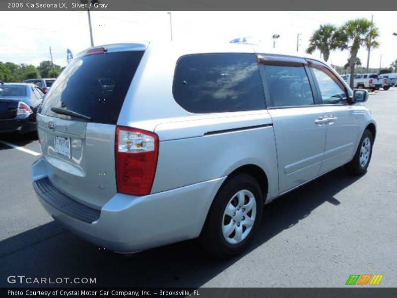 Silver / Gray 2006 Kia Sedona LX