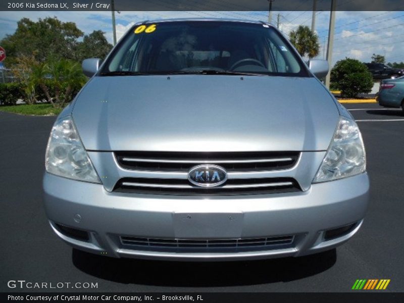 Silver / Gray 2006 Kia Sedona LX