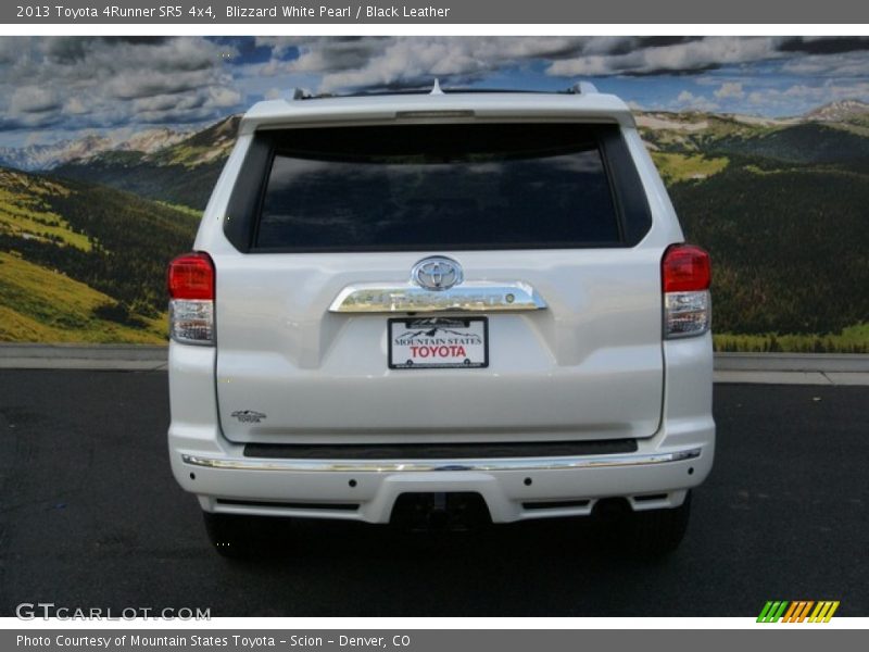 Blizzard White Pearl / Black Leather 2013 Toyota 4Runner SR5 4x4