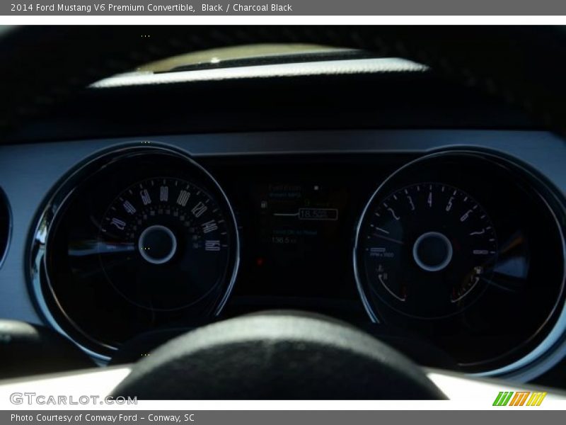 Black / Charcoal Black 2014 Ford Mustang V6 Premium Convertible