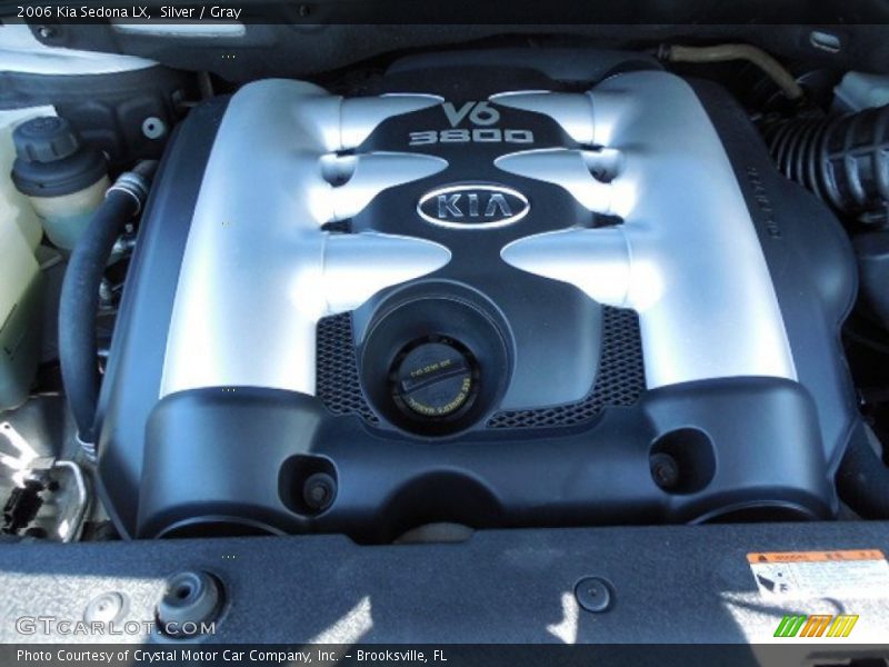 Silver / Gray 2006 Kia Sedona LX