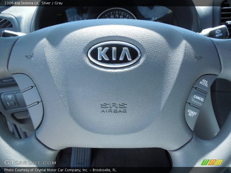 Silver / Gray 2006 Kia Sedona LX