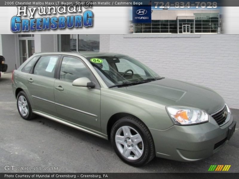 Silver Green Metallic / Cashmere Beige 2006 Chevrolet Malibu Maxx LT Wagon