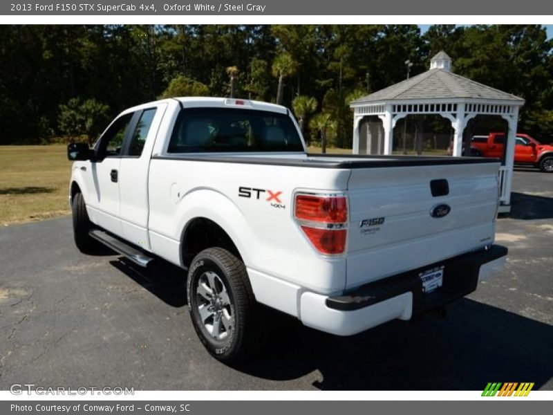 Oxford White / Steel Gray 2013 Ford F150 STX SuperCab 4x4