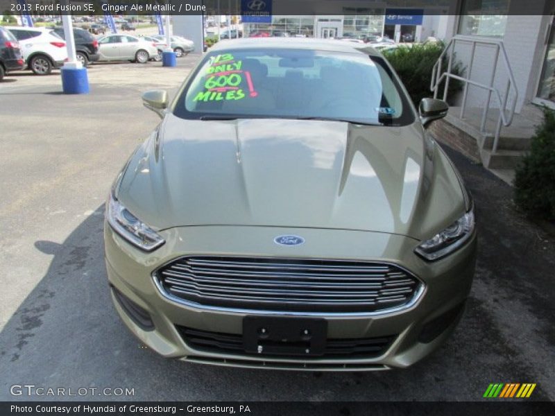 Ginger Ale Metallic / Dune 2013 Ford Fusion SE