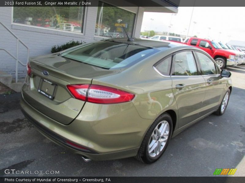 Ginger Ale Metallic / Dune 2013 Ford Fusion SE