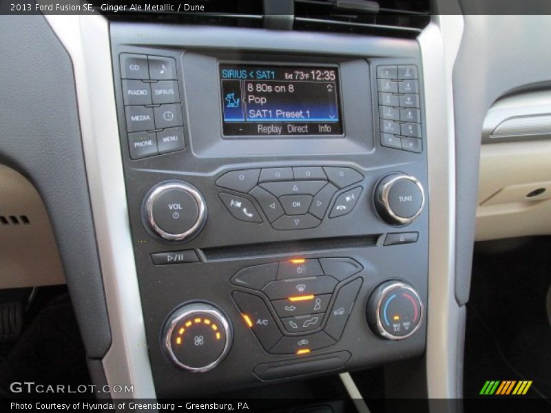 Ginger Ale Metallic / Dune 2013 Ford Fusion SE