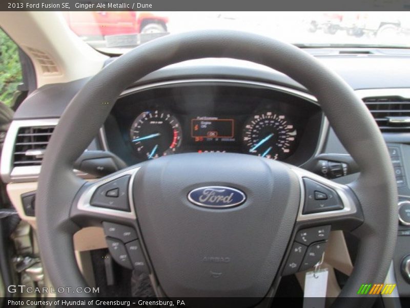 Ginger Ale Metallic / Dune 2013 Ford Fusion SE