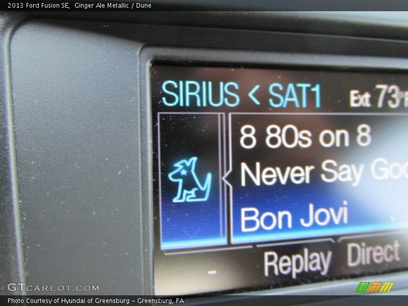 Ginger Ale Metallic / Dune 2013 Ford Fusion SE