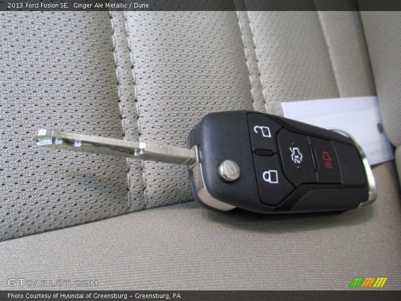 Ginger Ale Metallic / Dune 2013 Ford Fusion SE