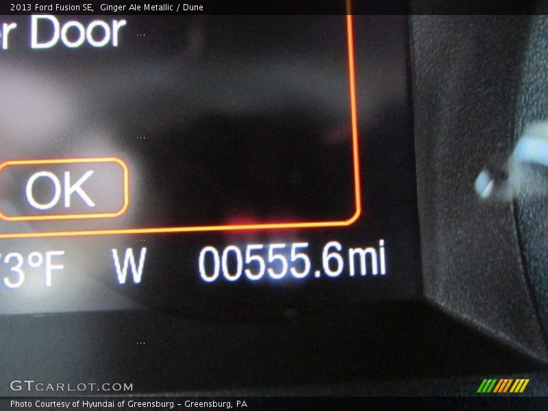 Ginger Ale Metallic / Dune 2013 Ford Fusion SE