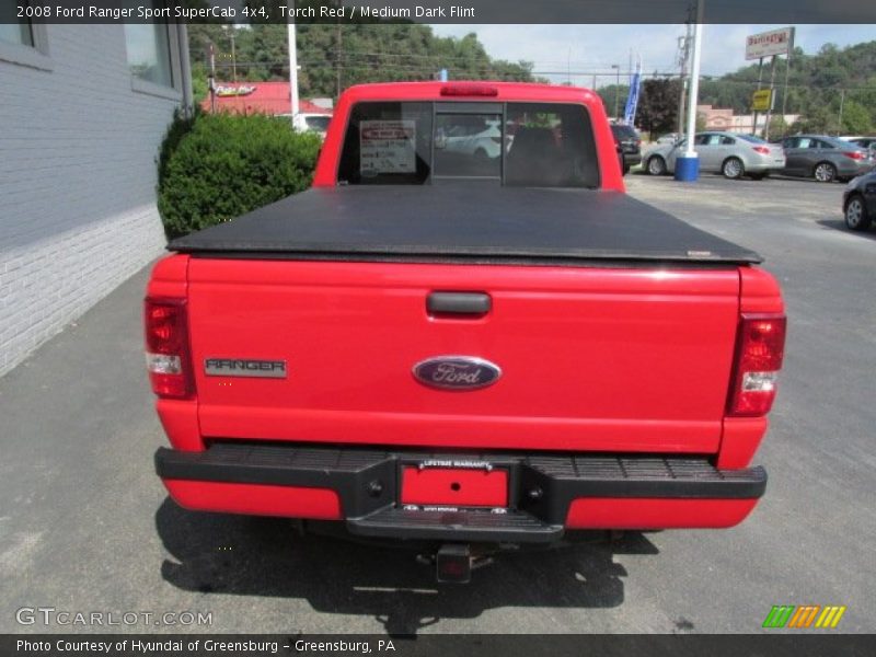 Torch Red / Medium Dark Flint 2008 Ford Ranger Sport SuperCab 4x4