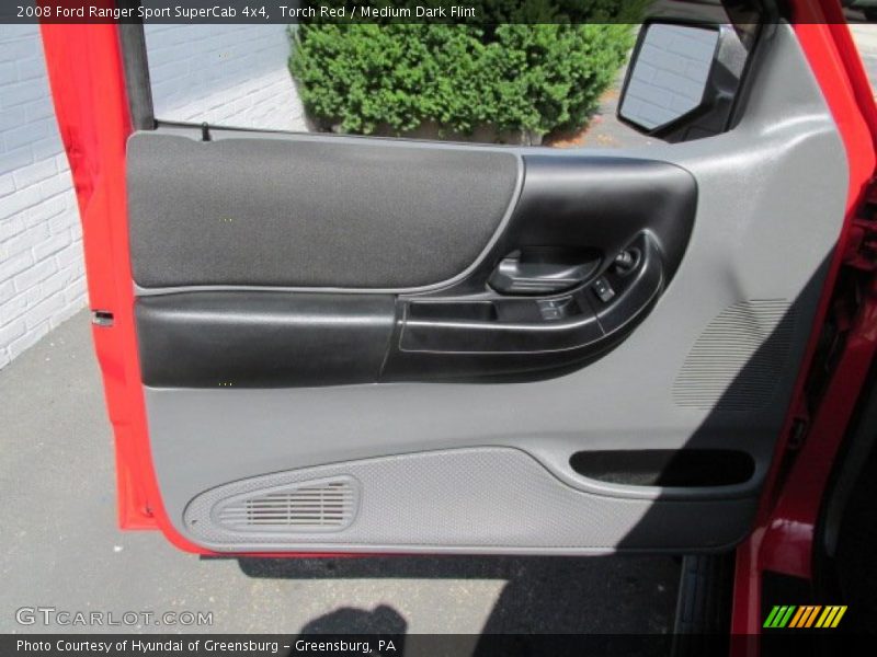Torch Red / Medium Dark Flint 2008 Ford Ranger Sport SuperCab 4x4