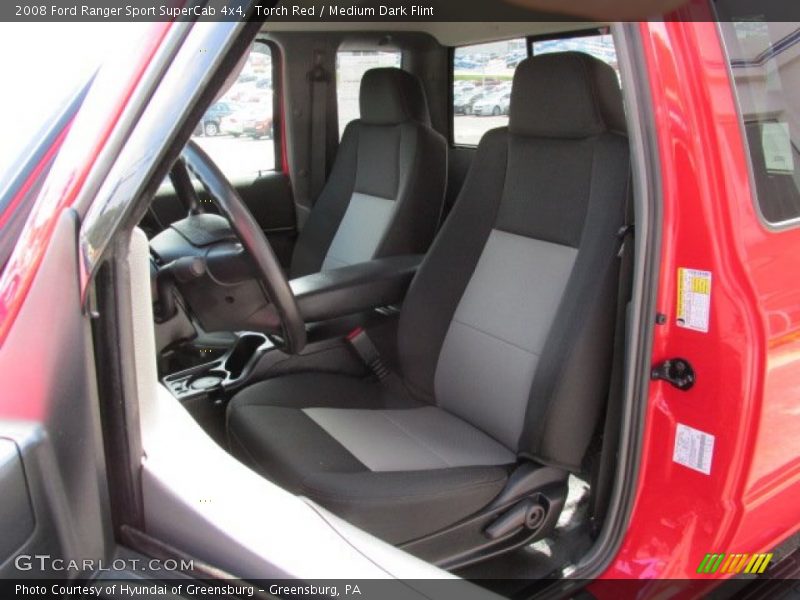 Torch Red / Medium Dark Flint 2008 Ford Ranger Sport SuperCab 4x4