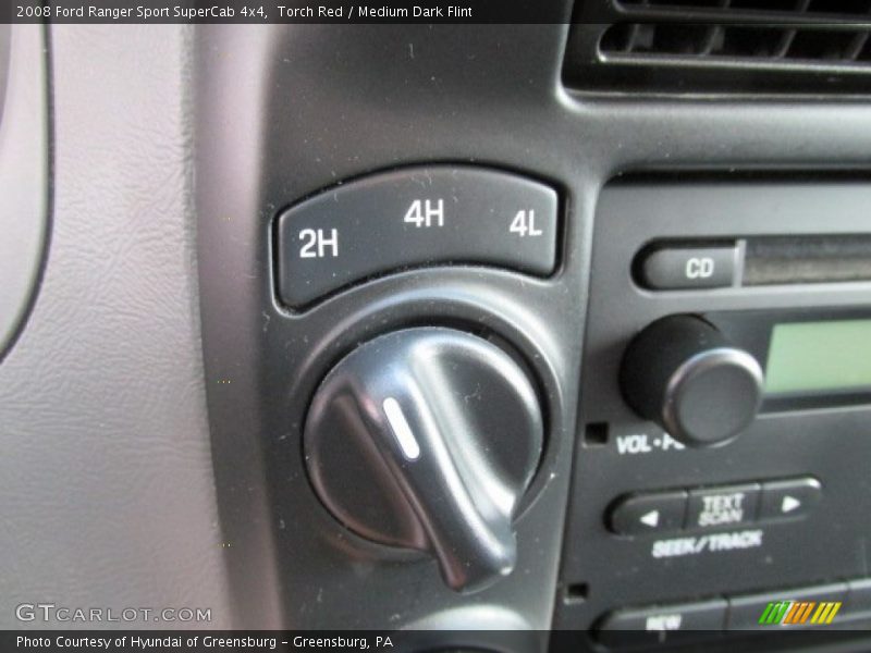 Torch Red / Medium Dark Flint 2008 Ford Ranger Sport SuperCab 4x4