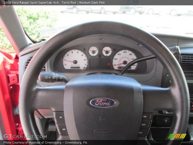 Torch Red / Medium Dark Flint 2008 Ford Ranger Sport SuperCab 4x4