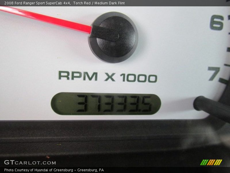 Torch Red / Medium Dark Flint 2008 Ford Ranger Sport SuperCab 4x4