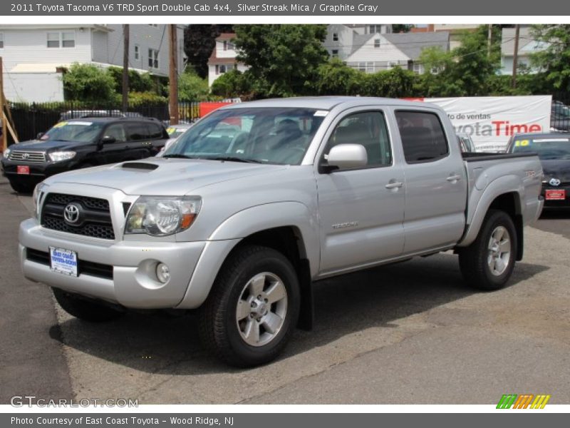 Silver Streak Mica / Graphite Gray 2011 Toyota Tacoma V6 TRD Sport Double Cab 4x4
