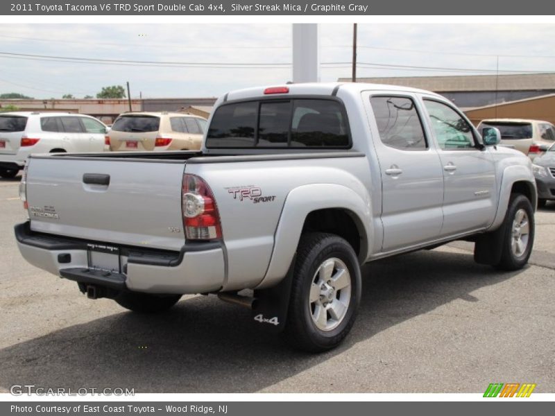 Silver Streak Mica / Graphite Gray 2011 Toyota Tacoma V6 TRD Sport Double Cab 4x4