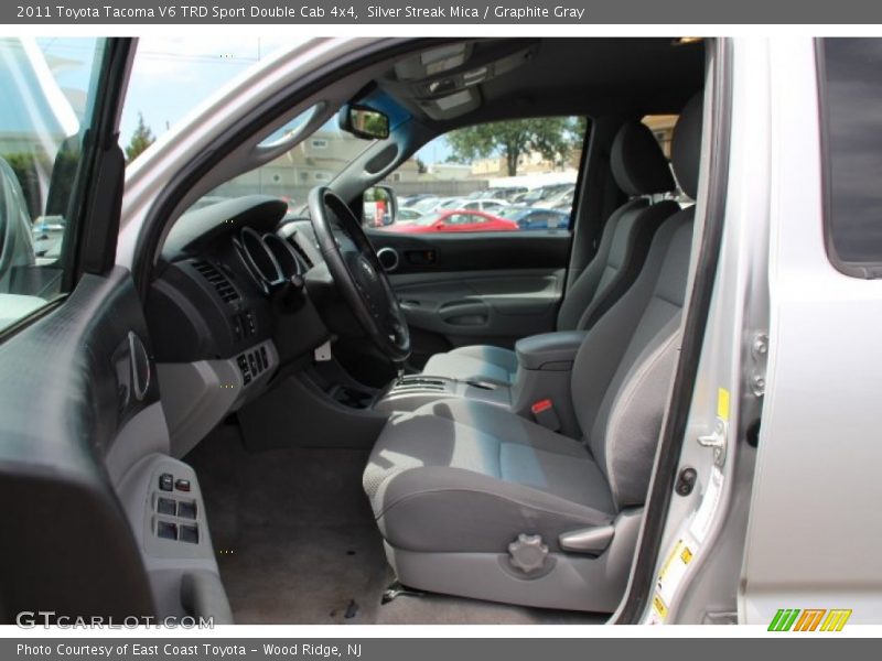 Silver Streak Mica / Graphite Gray 2011 Toyota Tacoma V6 TRD Sport Double Cab 4x4