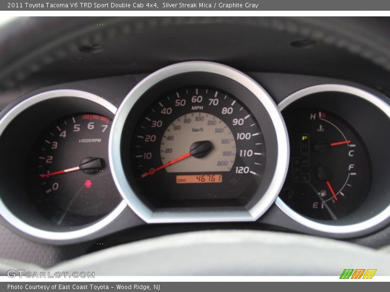 Silver Streak Mica / Graphite Gray 2011 Toyota Tacoma V6 TRD Sport Double Cab 4x4