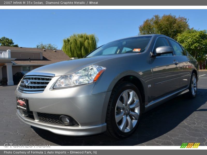 Diamond Graphite Metallic / Wheat 2007 Infiniti M 35x Sedan