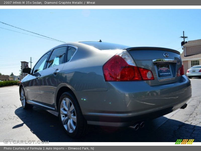 Diamond Graphite Metallic / Wheat 2007 Infiniti M 35x Sedan