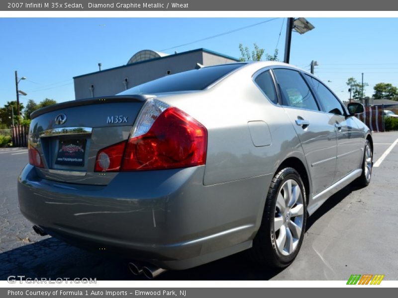 Diamond Graphite Metallic / Wheat 2007 Infiniti M 35x Sedan