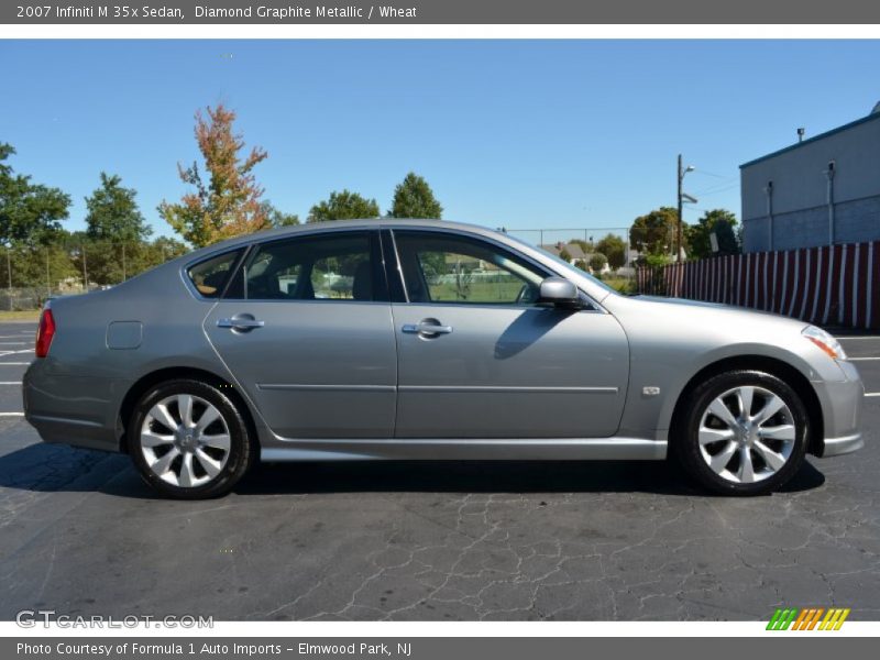 Diamond Graphite Metallic / Wheat 2007 Infiniti M 35x Sedan