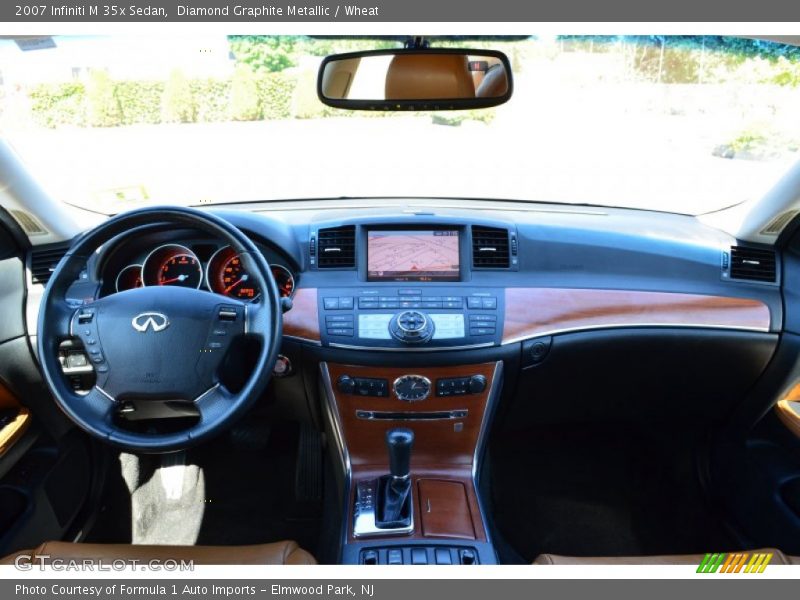 Diamond Graphite Metallic / Wheat 2007 Infiniti M 35x Sedan