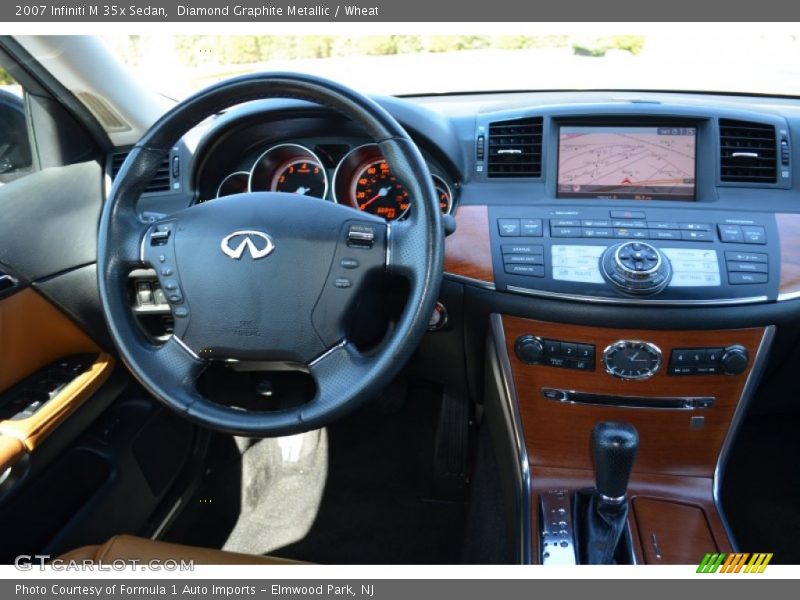 Diamond Graphite Metallic / Wheat 2007 Infiniti M 35x Sedan