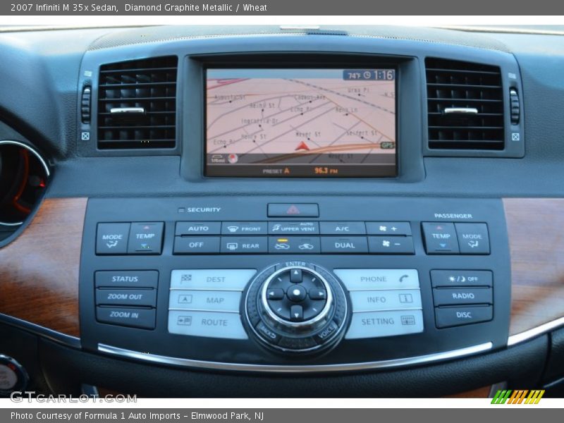 Diamond Graphite Metallic / Wheat 2007 Infiniti M 35x Sedan