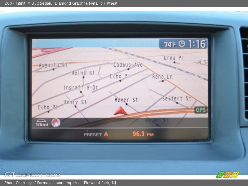 Diamond Graphite Metallic / Wheat 2007 Infiniti M 35x Sedan