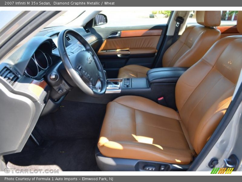 Diamond Graphite Metallic / Wheat 2007 Infiniti M 35x Sedan