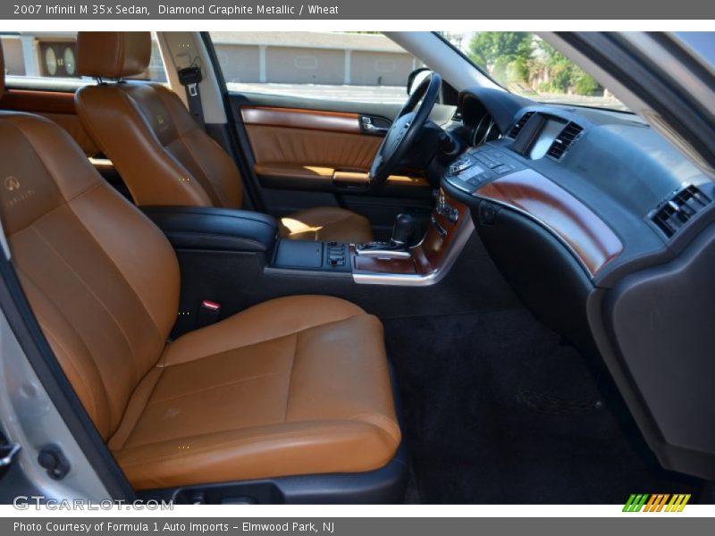 Diamond Graphite Metallic / Wheat 2007 Infiniti M 35x Sedan