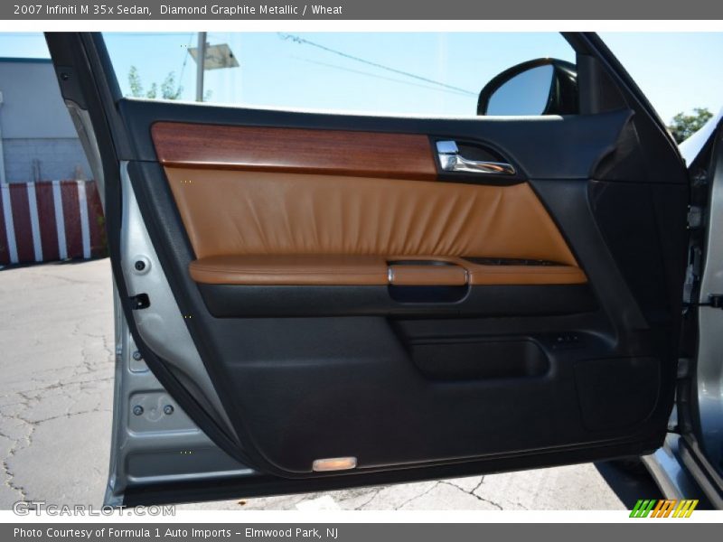 Diamond Graphite Metallic / Wheat 2007 Infiniti M 35x Sedan