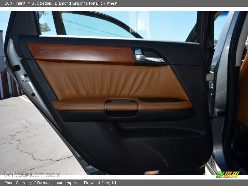 Diamond Graphite Metallic / Wheat 2007 Infiniti M 35x Sedan