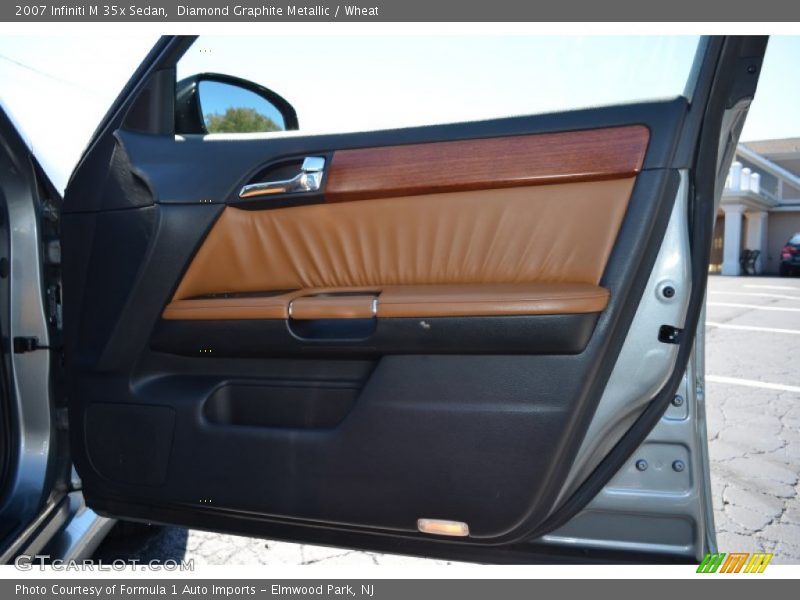 Diamond Graphite Metallic / Wheat 2007 Infiniti M 35x Sedan