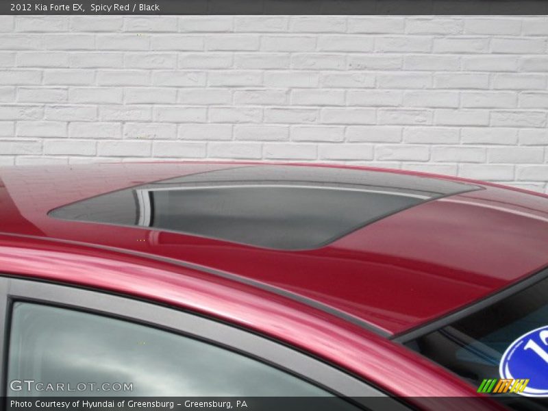 Spicy Red / Black 2012 Kia Forte EX