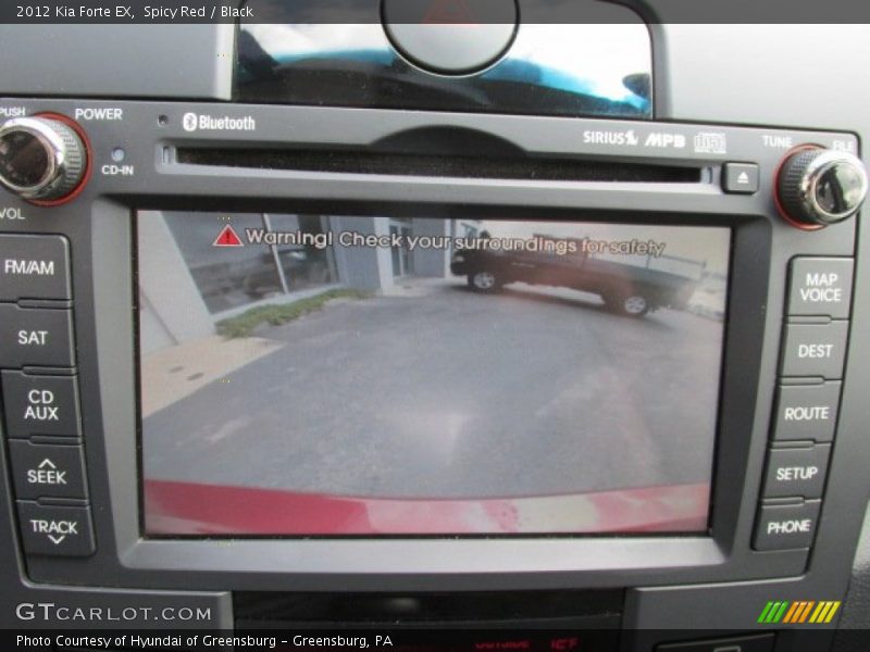 Spicy Red / Black 2012 Kia Forte EX
