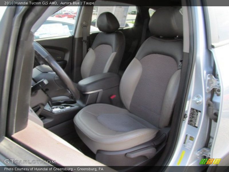 Aurora Blue / Taupe 2010 Hyundai Tucson GLS AWD