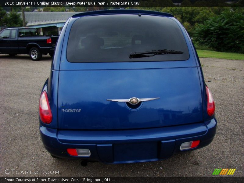 Deep Water Blue Pearl / Pastel Slate Gray 2010 Chrysler PT Cruiser Classic