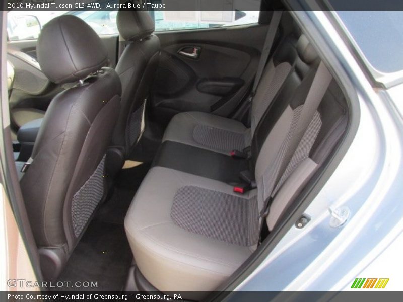 Aurora Blue / Taupe 2010 Hyundai Tucson GLS AWD