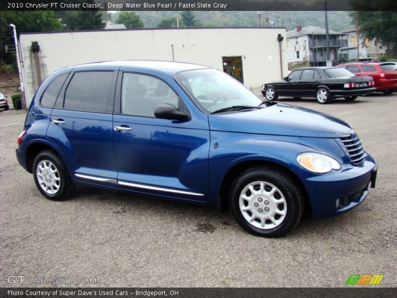 Deep Water Blue Pearl / Pastel Slate Gray 2010 Chrysler PT Cruiser Classic