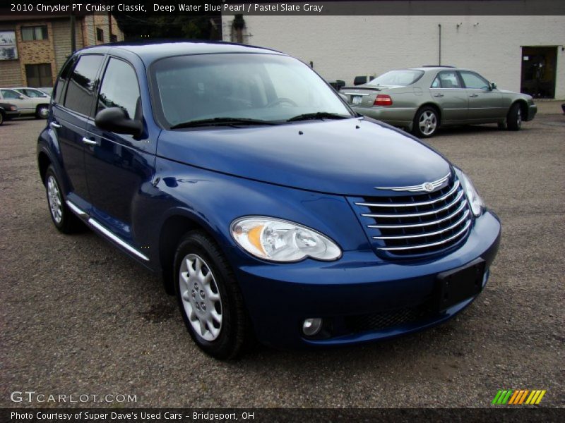 Deep Water Blue Pearl / Pastel Slate Gray 2010 Chrysler PT Cruiser Classic