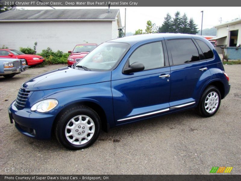 Deep Water Blue Pearl / Pastel Slate Gray 2010 Chrysler PT Cruiser Classic