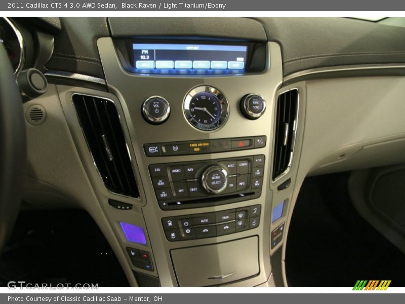 Controls of 2011 CTS 4 3.0 AWD Sedan