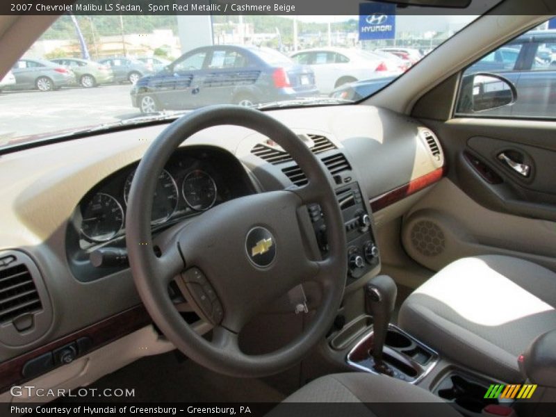 Sport Red Metallic / Cashmere Beige 2007 Chevrolet Malibu LS Sedan