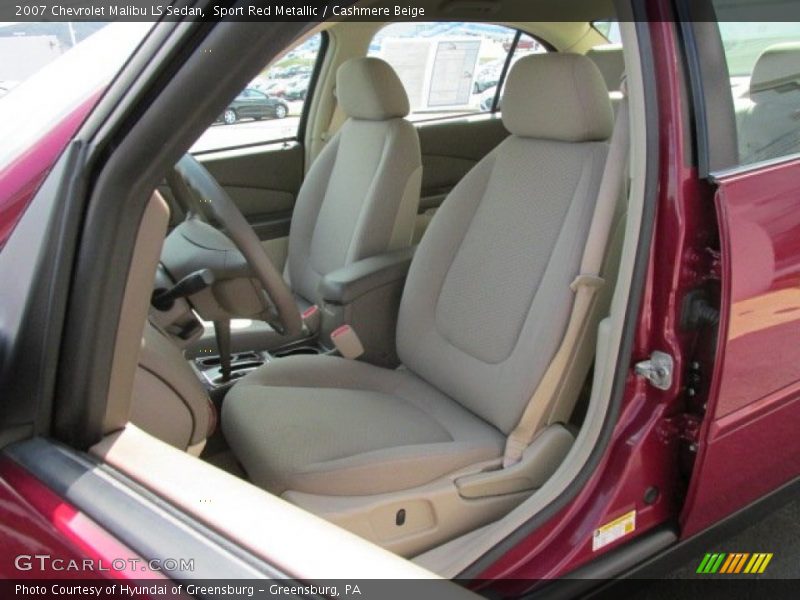 Sport Red Metallic / Cashmere Beige 2007 Chevrolet Malibu LS Sedan