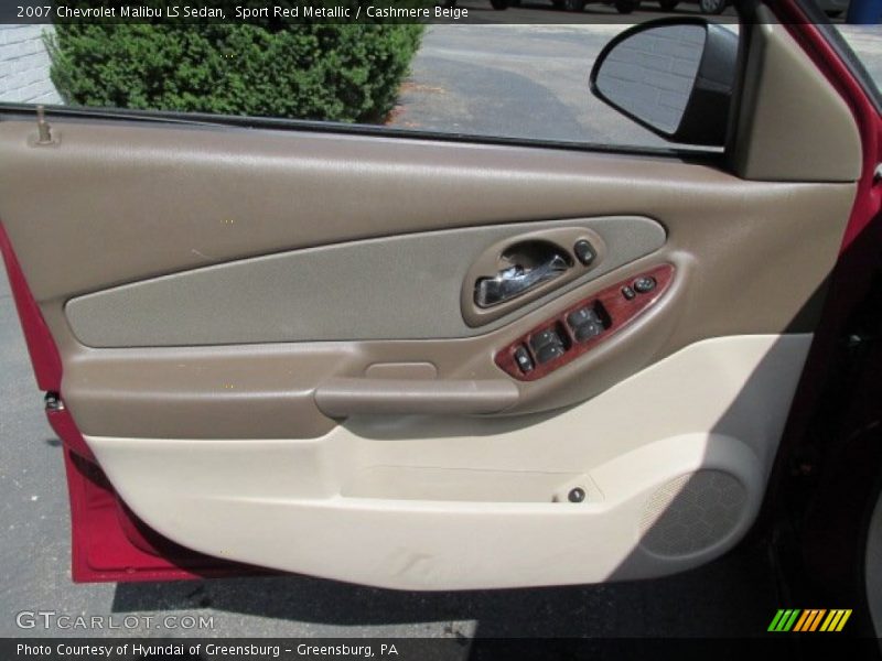 Sport Red Metallic / Cashmere Beige 2007 Chevrolet Malibu LS Sedan